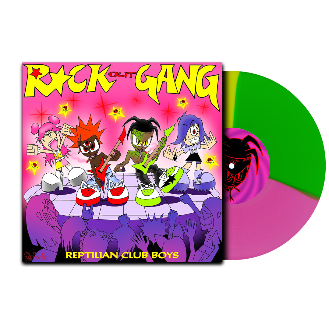 Reptilian Club Boyz - #RockOutGang (Vinyl) – Bratty Dog Tapes